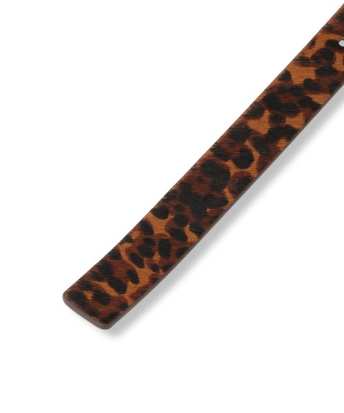 LAUTREAMONT（ロートレアモン）の「スエードレザーリバーベルト（ベルト・レディース・ブラウン系その他/ブラック系その他・M）」の10枚目の写真