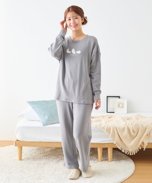 温度調整]アニマルワッペンパジャマ（ルームウェア/パジャマ