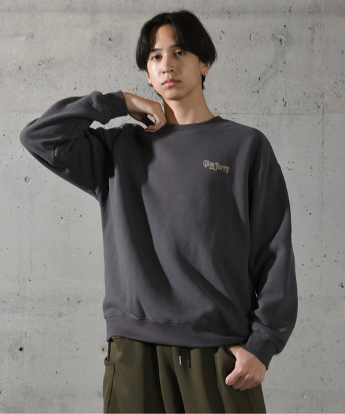Tom&Jerry(トムアンドジェリー)の「【neos】TOM&JERRY トムとジェリー ルーズシルエット ユーズド風 プリント 裏起毛 スウェット トレーナー(スウェット・メンズ・ブラック系2/ホワイト系1/グレイッシュベージュ/ブラック系1・MEDIUM/LARGE/X-LARGE)」の6枚目の写真
