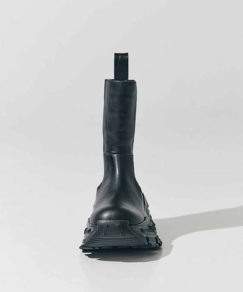 セール】【STUDIOUS/ステュディオス】Track Sole Short Boots/トラック