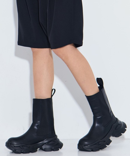 【STUDIOUS/ステュディオス】サイドゴアブーツ/厚底/美脚/ロングブーツ STUDIOUS（ステュディオス）の「【STUDIOUS/ステュディオス