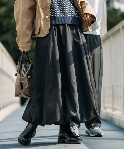 FREAK'S STORE（フリークスストア）の「RED KAP × FREAK'S STORE/レッドキャップ バルーンスカート（スカート・レディース・ブラック/ベージュ・ﾌﾘ-）」の11枚目の写真