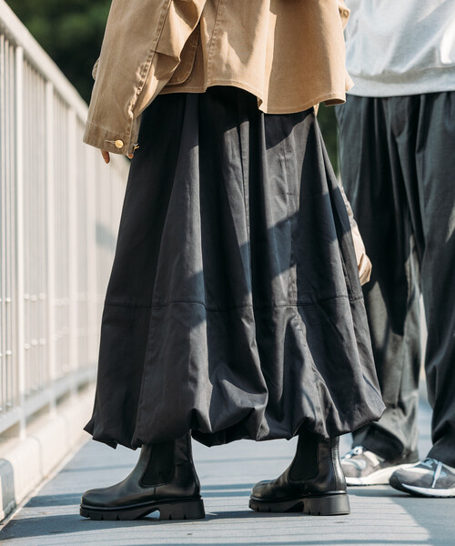 FREAK'S STORE（フリークスストア）の「RED KAP × FREAK'S STORE/レッドキャップ バルーンスカート（スカート・レディース・ブラック/ベージュ・ﾌﾘ-）」の12枚目の写真