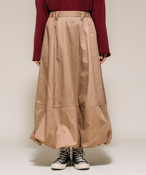 FREAK'S STORE（フリークスストア）の「RED KAP × FREAK'S STORE/レッドキャップ バルーンスカート（スカート・レディース・ブラック/ベージュ・ﾌﾘ-）」の5枚目の写真