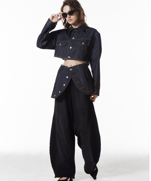 JOSE MOON(ジョゼムーン)の「BIO WASH SWEAT PANTS/バイオウォッシュスウェットパンツ(スウェットパンツ・レディース・グレー/ブラック・36/38)」の20枚目の写真