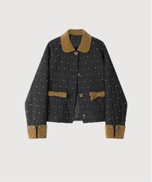 LA POMME petit(|~Ev`)Quilting Dots Bijou Down Jacket(_EWPbg/R[g)
