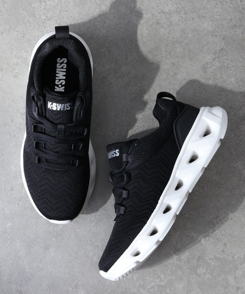 K-SWISS（ケースイス）の「【K-SWISS/ケースイス】アッパー メッシュ ランニング スニーカー（スニーカー・メンズ・ホワイト/ブラック/ネイビー・27cm/25.5cm/26cm/26.5cm）」の18枚目の写真