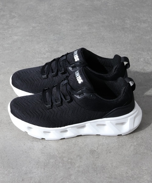 K-SWISS（ケースイス）の「【K-SWISS/ケースイス】アッパー メッシュ ランニング スニーカー（スニーカー・メンズ・ホワイト/ブラック/ネイビー・27cm/25.5cm/26cm/26.5cm）」の12枚目の写真