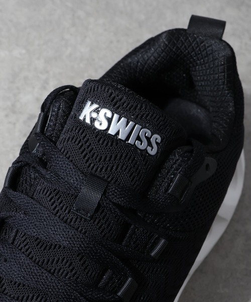K-SWISS（ケースイス）の「【K-SWISS/ケースイス】アッパー メッシュ ランニング スニーカー（スニーカー・メンズ・ホワイト/ブラック/ネイビー・27cm/25.5cm/26cm/26.5cm）」の4枚目の写真
