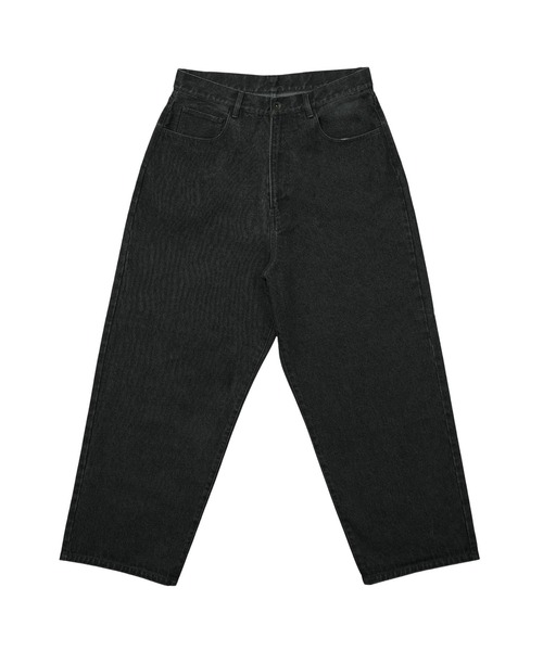 Aphlotus（アプロタス）の「バギーデニムパンツ（デニムパンツ・メンズ・ブラック/ブルー・LARGE/MEDIUM/SMALL）」の4枚目の写真