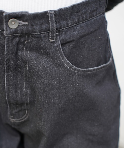 Aphlotus（アプロタス）の「バギーデニムパンツ（デニムパンツ・メンズ・ブラック/ブルー・LARGE/MEDIUM/SMALL）」の15枚目の写真