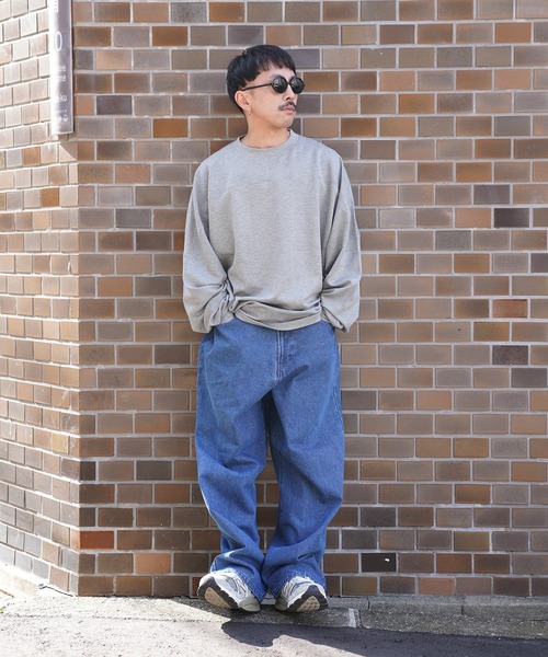 Aphlotus（アプロタス）の「バギーデニムパンツ（デニムパンツ・メンズ・ブラック/ブルー・LARGE/MEDIUM/SMALL）」の9枚目の写真