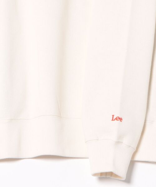 Lee(リー)の「LEE / HALF ZIP SWEAT / LT3221(スウェット・レディース・ベージュ/オフホワイト/ブラック・X-LARGE)」の7枚目の写真