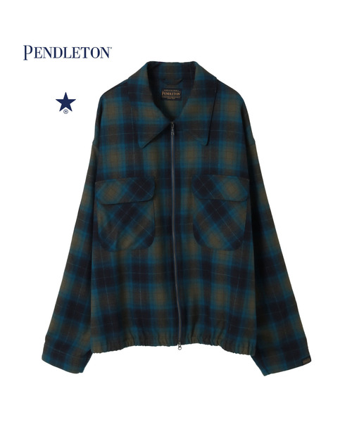 PENDLETON】SIDE LINE CHECKED JACKET (SET-UP)（ブルゾン