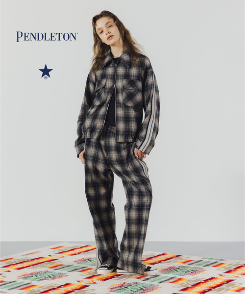 PENDLETON】SIDE LINE CHECKED JACKET (SET-UP)（ブルゾン