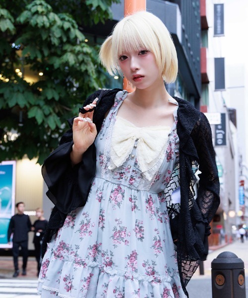 セール】カットレースボレロ（カーディガン/ボレロ）｜axes femme