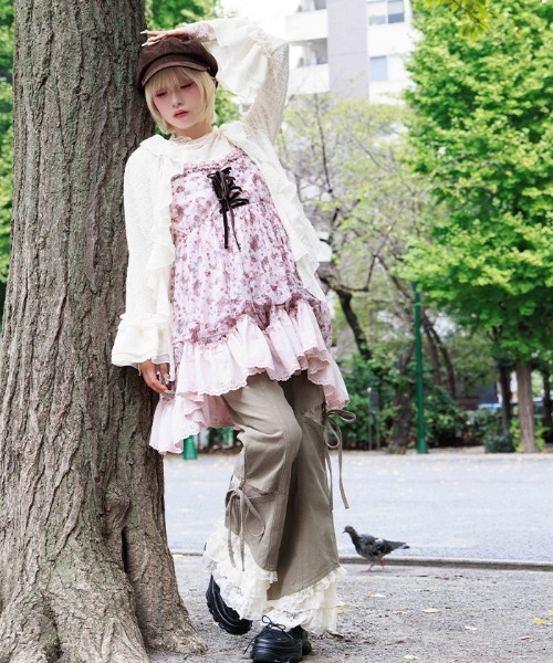 セール】カットレースボレロ（カーディガン/ボレロ）｜axes femme