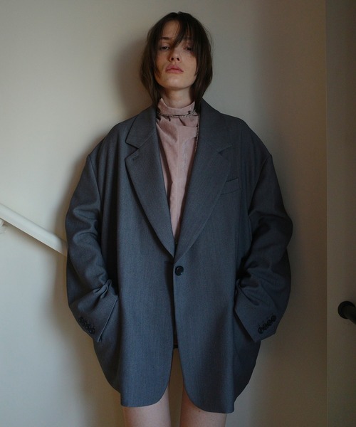セール】2WAY TAILORED OVER JACKET（テーラードジャケット）｜CLANE
