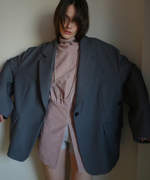 CLANE（クラネ）の「2WAY TAILORED OVER JACKET（テーラードジャケット