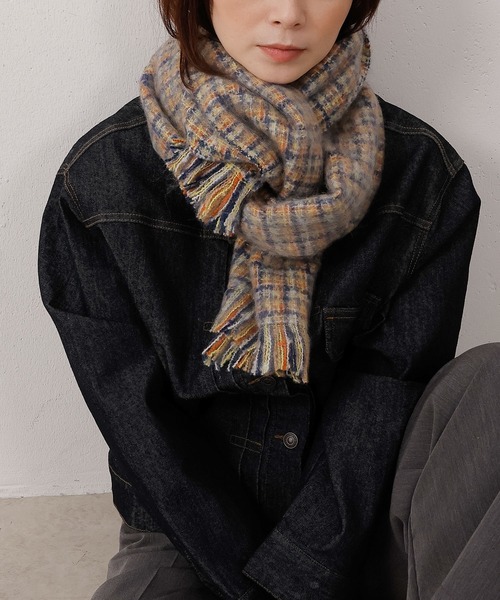 セール】MIXフリンジマフラー（マフラー）｜Monocoro toppi