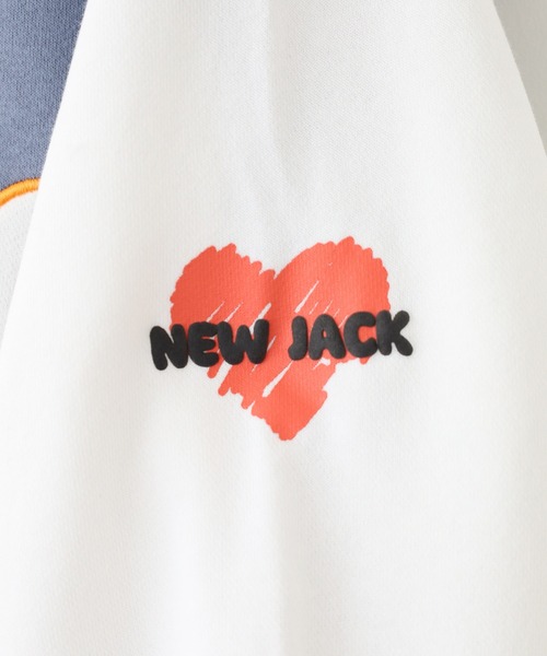 in the attic(インジアティック)の「NEW JACK ハート BOY&GIRLS カットスタジャン(スタジャン・メンズ・ブラック/サックスブルー・L/M)」の10枚目の写真