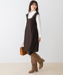 F by ROSSO | F by ROSSO　ピケ2WAYミニジャンパーワンピース(ワンピース)