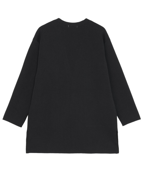 TOKYO SHIRTS（トウキョウシャツ）の「ノーカラー コーディガン（カーディガン/ボレロ・レディース・ブラック/ベージュ・M/L）」の4枚目の写真