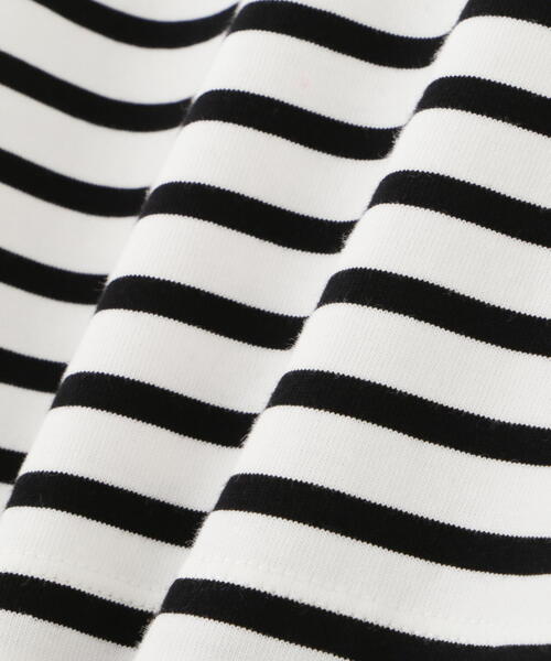 human woman（ヒューマンウーマン）の「◆ボーダーロングスリーブＴシャツ（Tシャツ/カットソー・レディース・ブラック系その他3/ブルー系その他3・MEDIUM）」の14枚目の写真