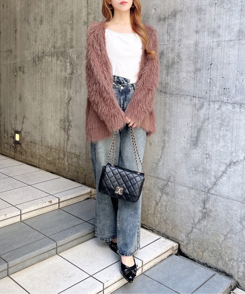 INGNI（イング）の「ウエストデザインワイドデニムパンツ／B（デニムパンツ・レディース・ブラウン/ブルー系その他4/ブルー系その他・S/M）」の13枚目の写真