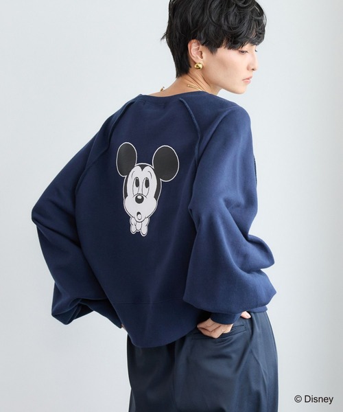 GOOD ROCK SPEED(グッドロックスピード)の「BARNYARDSTORM / GOOD ROCK SPEED別注 / Mickey / 裏起毛スウェット(スウェット・レディース・ネイビー/クリーム・FREE)」の20枚目の写真