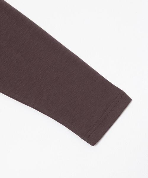ITEMS URBANRESEARCH(アイテムズ アーバンリサーチ)の「Wool Blend Cut and Sewn(Tシャツ/カットソー・メンズ・ブラウン/ブラック/ダークグレー・MEDIUM/LARGE)」の7枚目の写真