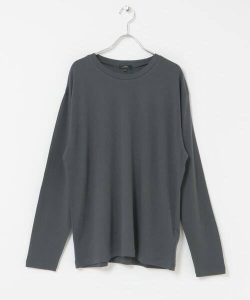 ITEMS URBANRESEARCH(アイテムズ アーバンリサーチ)の「Wool Blend Cut and Sewn(Tシャツ/カットソー・メンズ・ブラウン/ブラック/ダークグレー・MEDIUM/LARGE)」の15枚目の写真