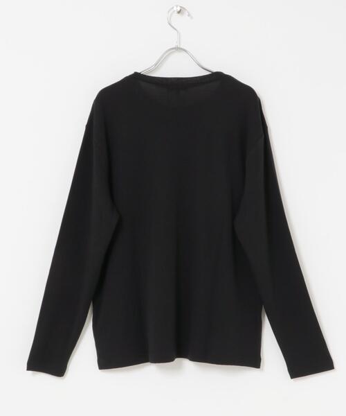 ITEMS URBANRESEARCH(アイテムズ アーバンリサーチ)の「Wool Blend Cut and Sewn(Tシャツ/カットソー・メンズ・ブラウン/ブラック/ダークグレー・MEDIUM/LARGE)」の22枚目の写真