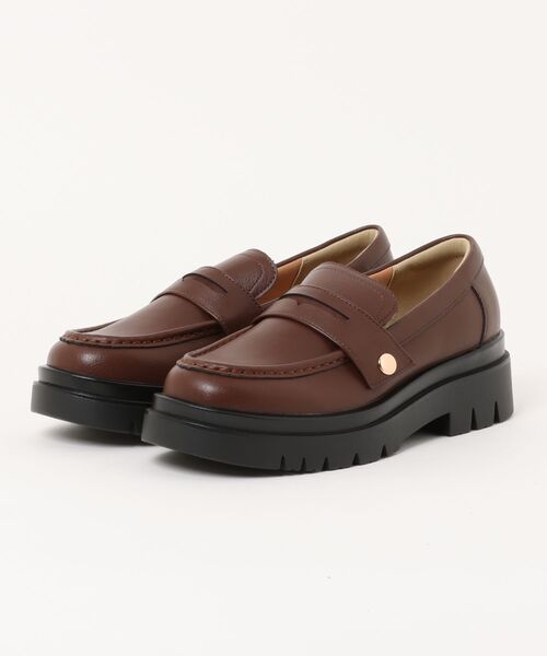 ABC-MART(エービーシーマート)の「ABC SELECT エービーシーセレクト VOLUME LOAFER 【2WAY】ボリュームローファー W5070 BROWN(パンプス・レディース・ブラウン・SMALL/MEDIUM/LARGE/X-LARGE)」の1枚目の写真