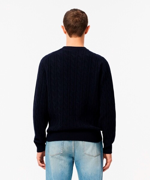 セール】ミドルゲージ ウールケーブルニット（ニット/セーター