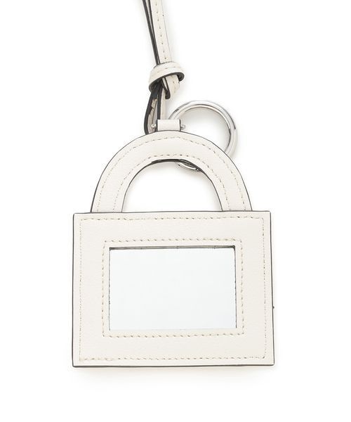 FRAY I.D（フレイアイディー）の「【ルエル】リボンミラーチャーム（キーケース/キーアクセサリー・レディース・ライトブルー/ブラック/ホワイト・F）」の8枚目の写真