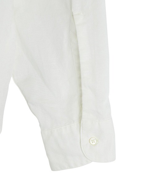 CIOTA（シオタ）の「CIOTA / シオタ：Regular Collar Long Sleeve Shirt：SHLM-108-CL[STD]（シャツ/ブラウス・メンズ・オフホワイト/ライトグレー・6/5）」の3枚目の写真