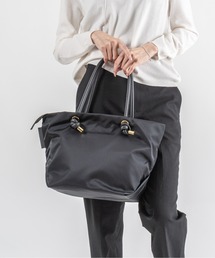 Rivel（リヴェル）の「【VIOLAd'ORO/ヴィオラドーロ】ノットハンドル ナイロントートバッグ BIANCA Mサイズ A4対応・通勤バッグ（トートバッグ）」