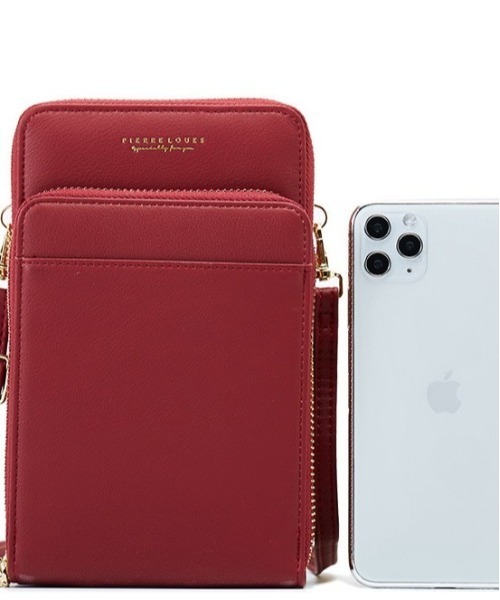 BACKYARD FAMILY（バックヤードファミリー）の「スマホポーチ カードケース付き pmy22423（ショルダーバッグ・レディース・ピンク/ネイビー/グリーン/ブラック・FREE）」の21枚目の写真