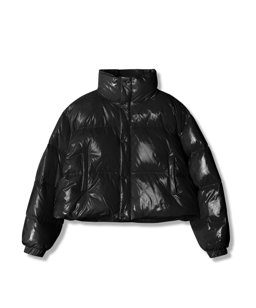 Siberia Duck Shiny Crop Padding GREEN（ダウンジャケット/コート