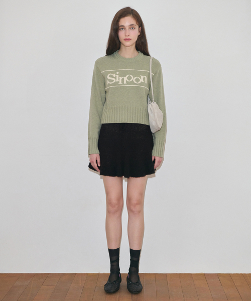 SINOON(シヌーン)の「Sinoon Pullover Knit (Olive Green)(ニット/セーター・レディース・オリーブ・FREE)」の2枚目の写真