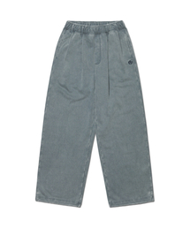 TWO-TUCK BELTED SWEATPANTS - WASHED GRAY