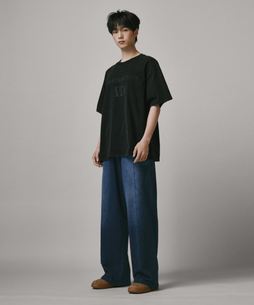 Verdnt（バーダント）の「フロントラインウォッシュドワイドスウェットパンツ[インディゴ]（スウェットパンツ・レディース・その他・SMALL/MEDIUM/LARGE）」の4枚目の写真