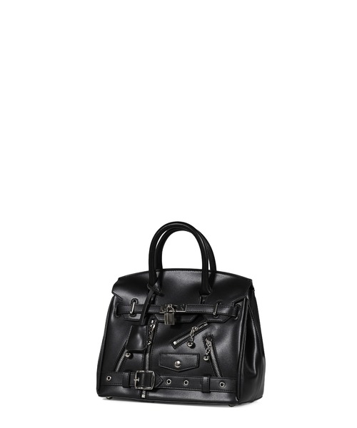 ALICE HOLLYWOOD（アリスハリウッド）の「MOTO COUTURE BAG 28（ハンドバッグ・メンズ・ブラック・OS）」の3枚目の写真