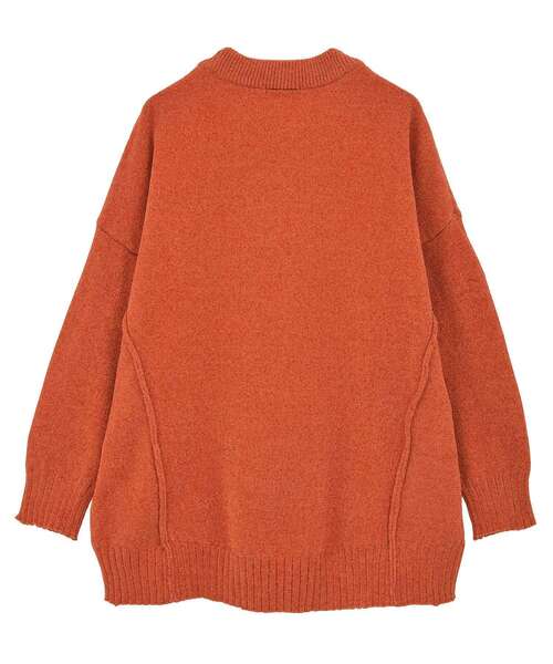 Green　Parks（グリーンパークス）の「リラックスモールニットチュニック（ニット/セーター・レディース・ブラウン/ピンク/オレンジ/グリーン系その他3/オフホワイト/グレー・FREE）」の17枚目の写真