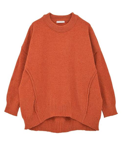 Green　Parks（グリーンパークス）の「リラックスモールニットチュニック（ニット/セーター・レディース・ブラウン/ピンク/オレンジ/グリーン系その他3/オフホワイト/グレー・FREE）」の13枚目の写真