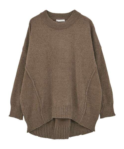 Green　Parks（グリーンパークス）の「リラックスモールニットチュニック（ニット/セーター・レディース・ブラウン/ピンク/オレンジ/グリーン系その他3/オフホワイト/グレー・FREE）」の14枚目の写真