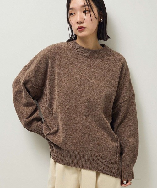 リラックスモールニットチュニック（ニット/セーター）｜Green Parks