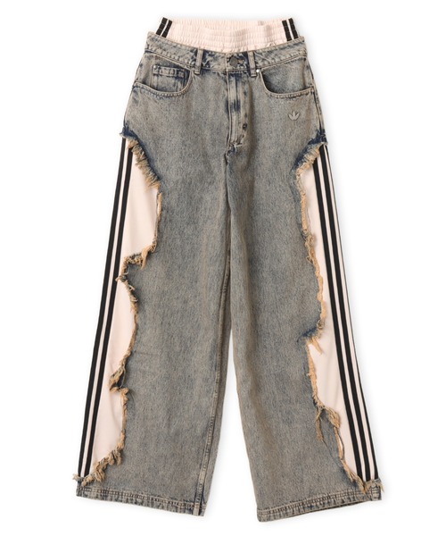 adidas ADILENIUM 5 DECONSTRUCTED DENIM PANTS / アディダス アディ