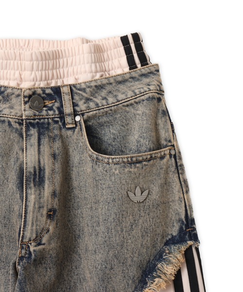 adidas ADILENIUM 5 DECONSTRUCTED DENIM PANTS / アディダス アディ
